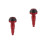 2St Motorfiets Bescherming Frameslider Kit Rood Aluminium Anti-Crash 7
