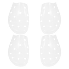 4Paren Paar Lichtgewicht Schoenvormers Van Wit Plastic
