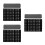 3Sets Parkeerkaart Auto Aluminium Grijs Nummer Voor Dashboard 5