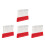 4Pcs Multi-Color Textured Art Scrapers Stainless Steel DIY Wall Tools 10