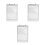 3St Compacte Acryl Menuhouder Met Ijzeren Frame Voor Tafeldisplay 4