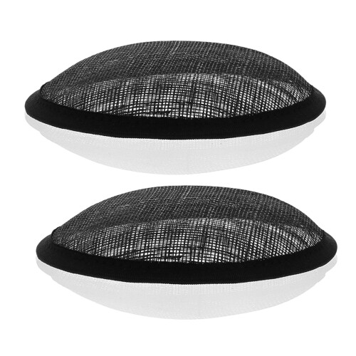 10St Zwart Mesh Hoed Basis Voor Creatieve DIY Hoed Accessoires 1