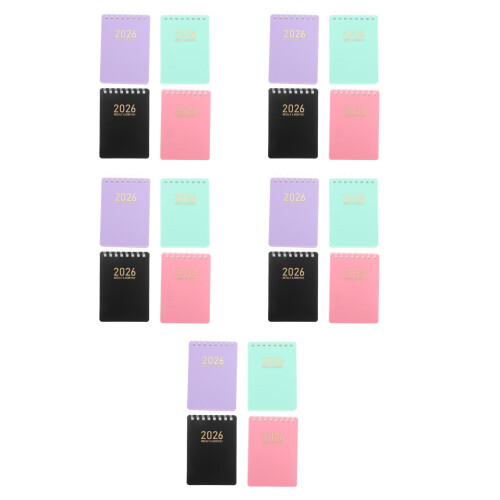5St Planner Notebook Pocket Jaaragenda Diverse Kleuren 2