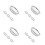16Pcs Durable Stainless Steel Mesh Filter for Moxibustion Jar Silver 5