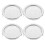 16Pcs Durable Stainless Steel Mesh Filter for Moxibustion Jar Silver 3