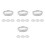 16Pcs Durable Stainless Steel Mesh Filter for Moxibustion Jar Silver 7