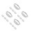 16Pcs Durable Stainless Steel Mesh Filter for Moxibustion Jar Silver 6