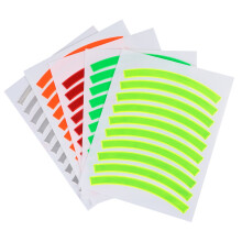 10St Fiets Reflecterende Stickers Waterdicht Duurzaam Assorti Kleuren