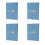 4St Multifunctionele PU Lederen Planner Met Maandindex En Notities 8