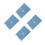 4St Multifunctionele PU Lederen Planner Met Maandindex En Notities 10
