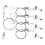 25Sets Stevig Frame Ophangsysteem En Haken 3