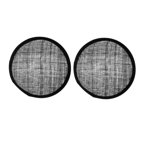 10St Zwart Mesh Hoed Basis Voor Creatieve DIY Hoed Accessoires 2