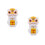 2St Zonnelichte Geluks Kat Plastic Auto Bobblehead Decoratie Multi 7