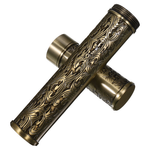 5Pièces Étui Cigare Voyage Métal Résistant Compact 2