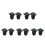 10Pcs Industrial USB Panel Mount Bulkhead Connector Waterproof Black 8
