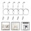 25Sets Stevig Frame Ophangsysteem En Haken 11