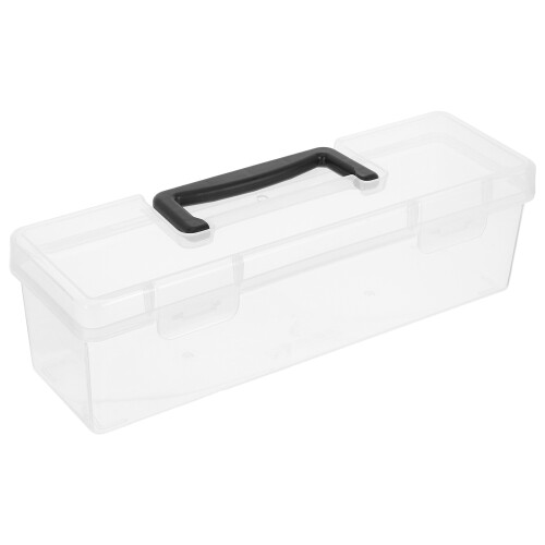 2St Heldere Plastic Organizer Zaadopslagbox Duurzaam Met Draaghendel 2