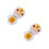 2St Zonnelichte Geluks Kat Plastic Auto Bobblehead Decoratie Multi 8