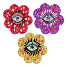 9St Borduurwerk Patches - Polyester Applique Met Oog Voor DIY
