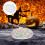 3St Wit Pompoen Dienblad Set - Herbruikbare Snacks Halloween Party 11