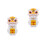 2St Zonnelichte Geluks Kat Plastic Auto Bobblehead Decoratie Multi 5