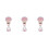 3St Nagelborstelset Roze Voor - En Make-Up Tools 10