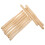 10Pièces Bâtons Percussion Bois Solides Pour École Et Usage Domestique 9