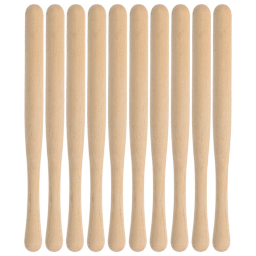 10Pièces Bâtons Percussion Bois Solides Pour École Et Usage Domestique