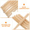 10Pièces Bâtons Percussion Bois Solides Pour École Et Usage Domestique 7