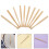 10Pièces Bâtons Percussion Bois Solides Pour École Et Usage Domestique 8
