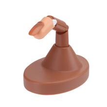 2Sets Beweegbare Oefenvingers Met Basis Voor Manicure Salon