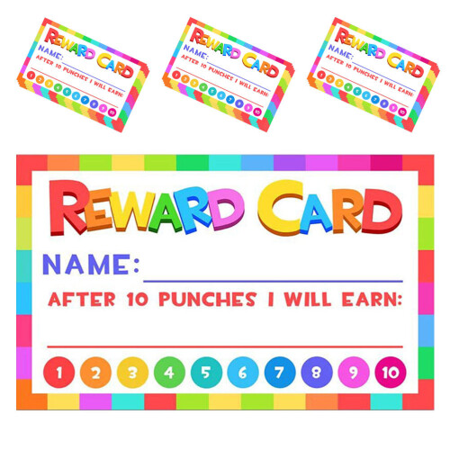 200St Multifunctionele Punch Cards Koperpapier Kleurrijk Leermiddelen 1