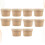 10Pcs Dessert Boxes Durable Plastic Ice Cream Cups for Home Party Use 2