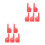 10St Duurzame Foam Cheer Vingers Voor Multi Kleur 7