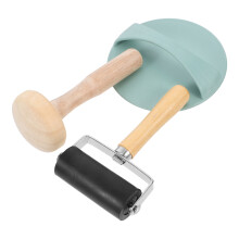 3Sets Drukroller Set, Duurzaam En Comfortabel, Kleur Multicolor