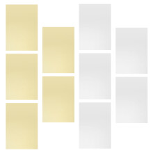 100St Foil Karton Metalen Glans Voor Scrapbooking En Kaarten