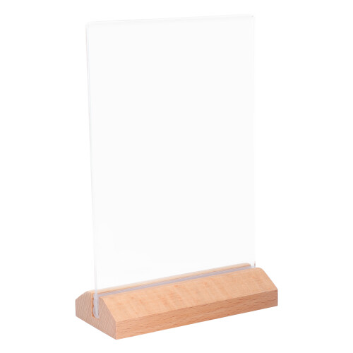 2St Desktop Menuhouder Hout Stevig Voor Reclame 1