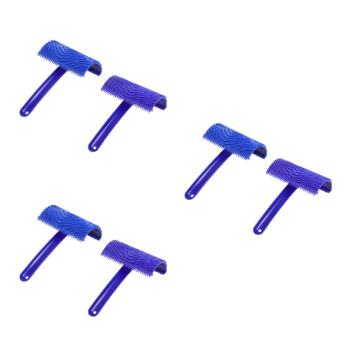 6St Rubber Houtnerf Roller Set Voor Schilderen En DIY 2