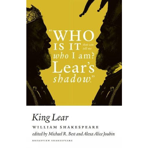 King Lear Ed. Best amp Joubin by William Shakespeare Paperback Book