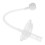 2Pièces Pailles Bébé Réutilisables Silicone Transparent Pour 3