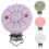 12Pièces Suspension Tétine Silicone Clip Bébé DIY Multi 1