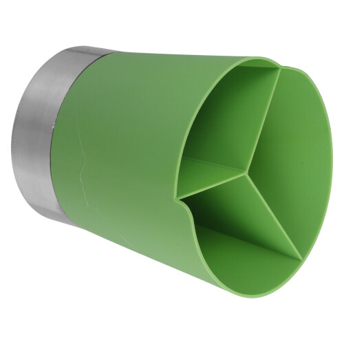 2Pièces Support Pailles Cuillères Vert 3 Compartiments Pour Maison