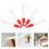 20St Duurzame ABS Caulk Applicator Met Sluitdop En Gladstrijktool 9
