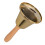 2Pièces Cloche D'appel Bois Fer Pour Cours Et Événements 3