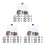 3Ensembles Kit Joints Compresseur Auto Argent Nbr+alliage Zinc 3