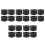 20Pièces Protège Caoutchouc Noir Compact Pour Tout Terrain 9