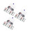 3Ensembles Kit Joints Compresseur Auto Argent Nbr+alliage Zinc 8