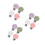 12Pièces Suspension Tétine Silicone Clip Bébé DIY Multi 7