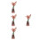 4Ensembles Jeu Puzzle Bois 3D Artisanal Pot Lily DIY 4