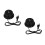 2Pièces Rotation Lente Noir En Fer Pour Décoration Événements 5